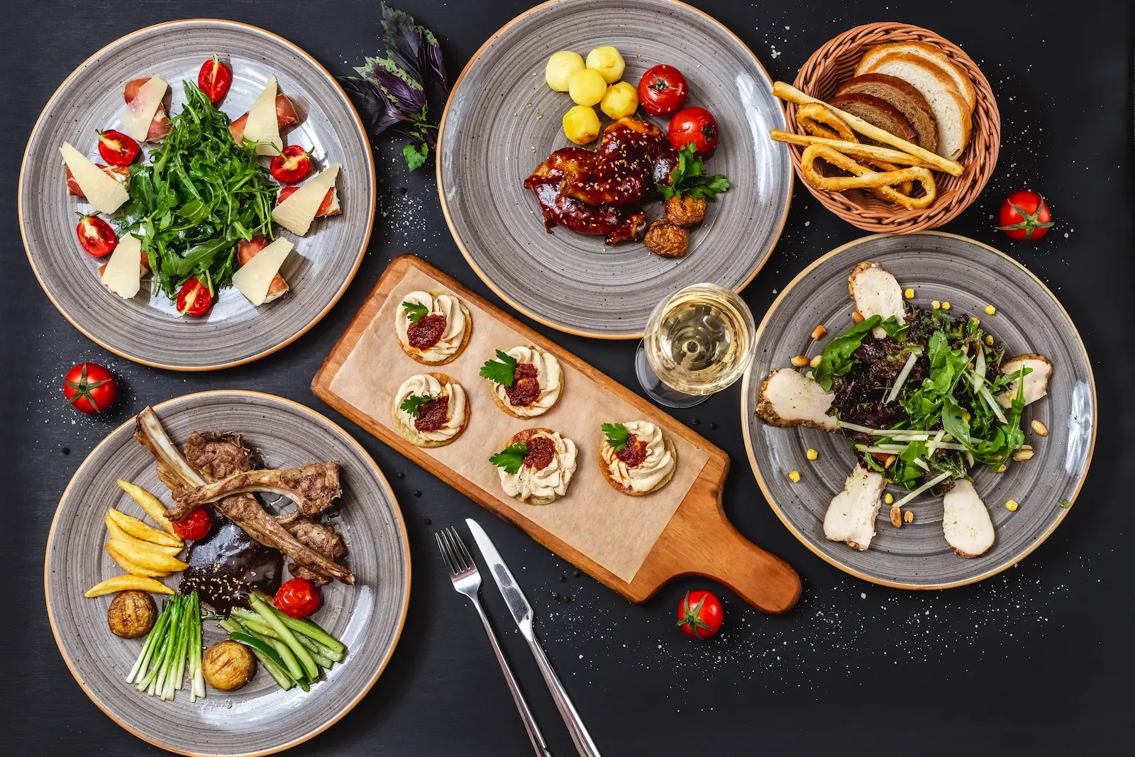 High-end culinary plating representing strategic excellence and Next.js performance